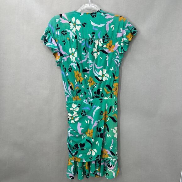 1.Veronica Beard Mini Dress Womens Medium Silk Floral Garden Party Feminine Chic - Picture 4 of 11